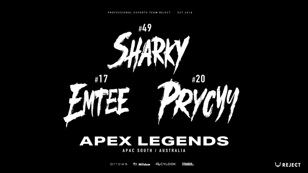 【APEX】Emtee,Prycyy,Sharky選手加入のお知らせ