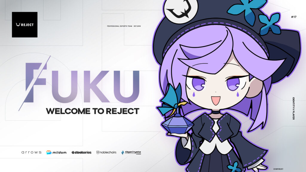 【第五人格 Identity V】 fuku選手加入のお知らせ