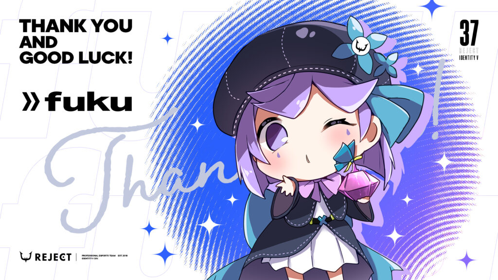 【第五人格/Identity V】fuku選手との契約満了のお知らせ