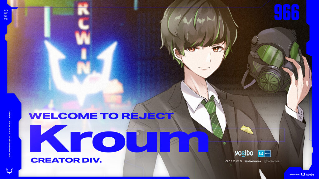 【CREATOR】部門設立、及びKroum加入のお知らせ