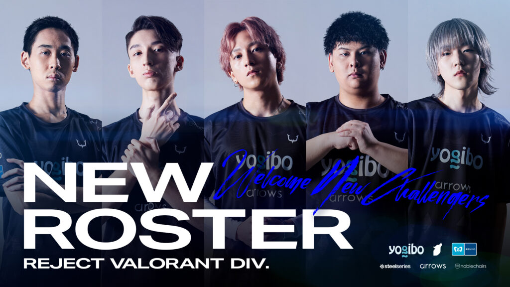 【VALORANT】部門再始動、新規ロースター発表