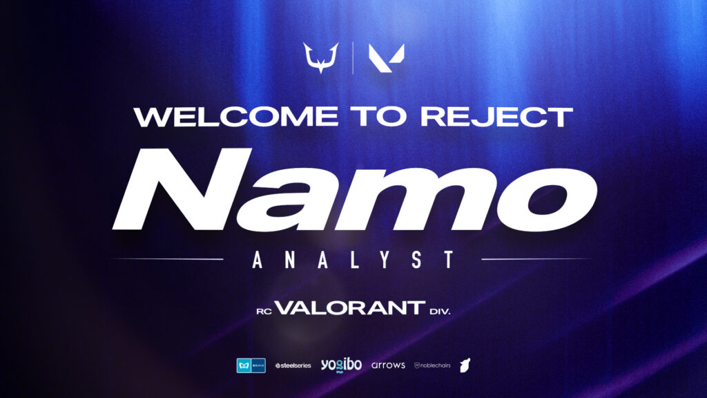 【VALORANT】Namo アナリスト加入のお知らせ