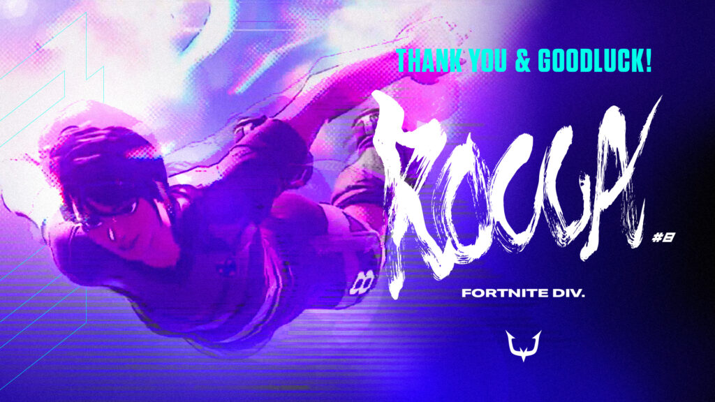 【Fortnite】ROCCA選手脱退のお知らせ