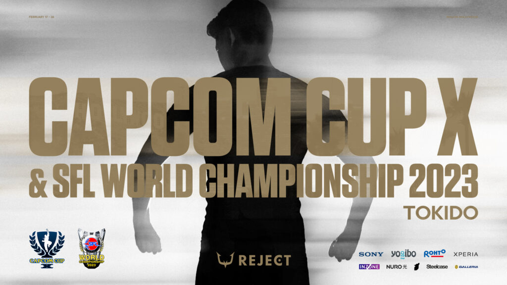 【大会情報】「CAPCOM CUP X」と「SFL WORLD CHAMPIONSHIP」にREJECTからときど が出場！