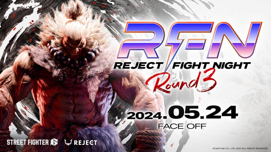 【イベント情報】「REJECT FIGHT NIGHT Round3」開催のお知らせ