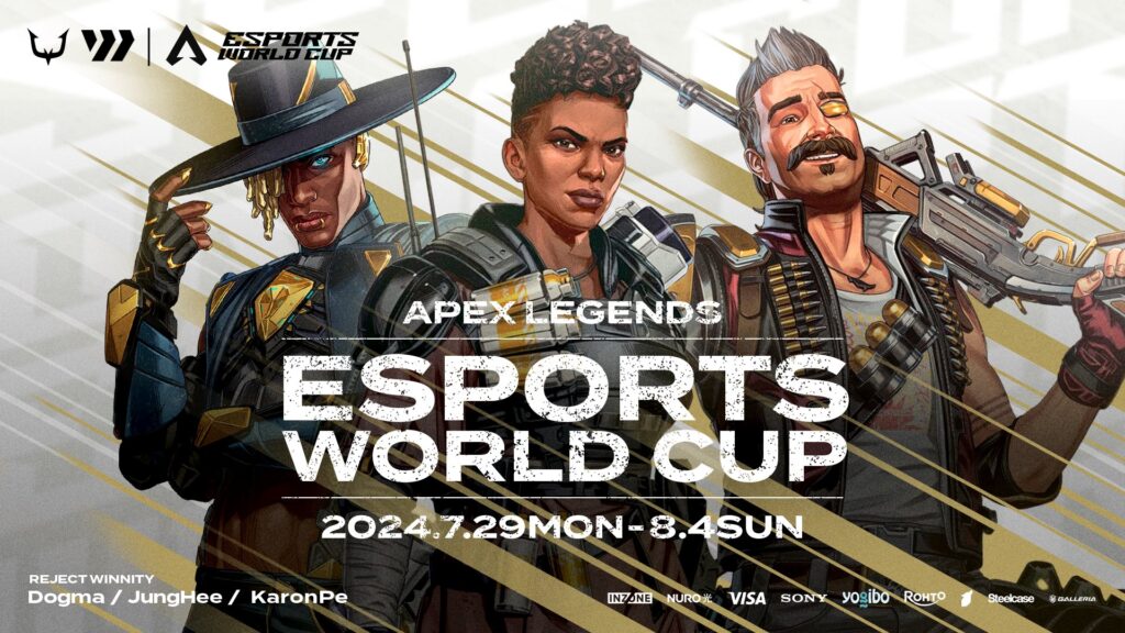 「Esports World Cup」にREJECTから Apex Legends部門が出場！