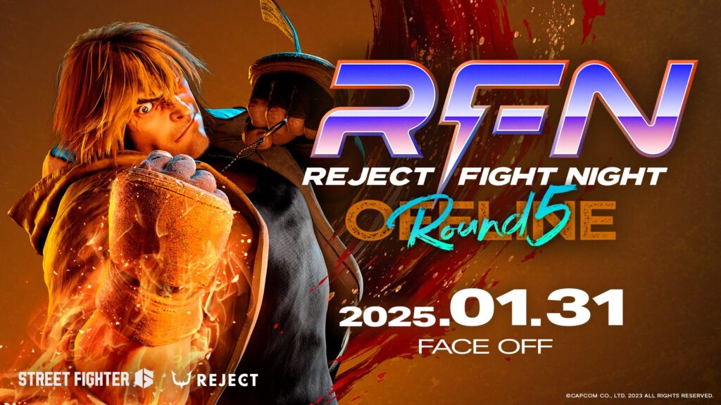 【イベント情報】REJECT FIGHT NIGHT Round5 OFFLINE開催！！
