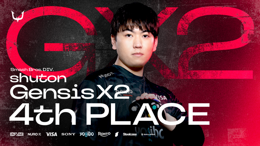 Shuton、米国開催の世界大会「GENESIS X2」で堂々の4位入賞！