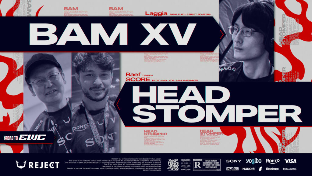 【TEKKEN部門/FATAL FURY(餓狼伝説CotW)部門 】『BAM 15』『Head Stomper 2025』に参戦！！