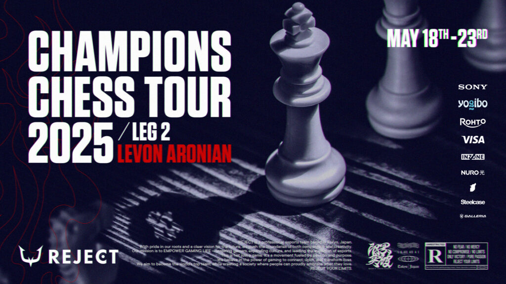 【CHESS部門】CHAMPIONS CHESS TOUR 2025 Leg2へ参戦！！