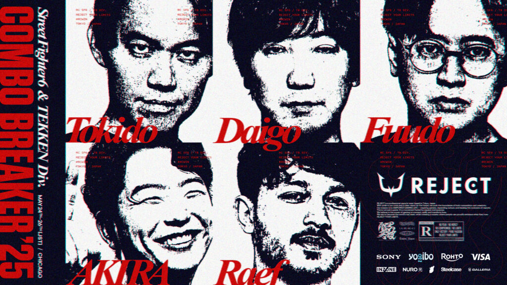 【大会情報】REJECTの選手が『Combo Breaker 2025』に出場！！