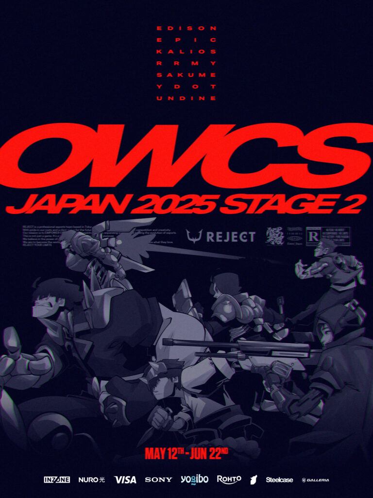 【OVERWATCH部門】公式大会、OWCS JAPAN STAGE2に出場！！