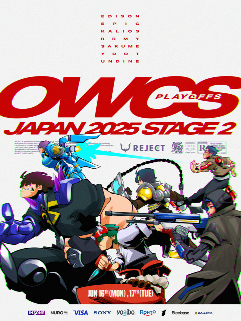 【OVERWATCH部門】OWCS JAPAN 2025 Stage 2 Playoffsに出場