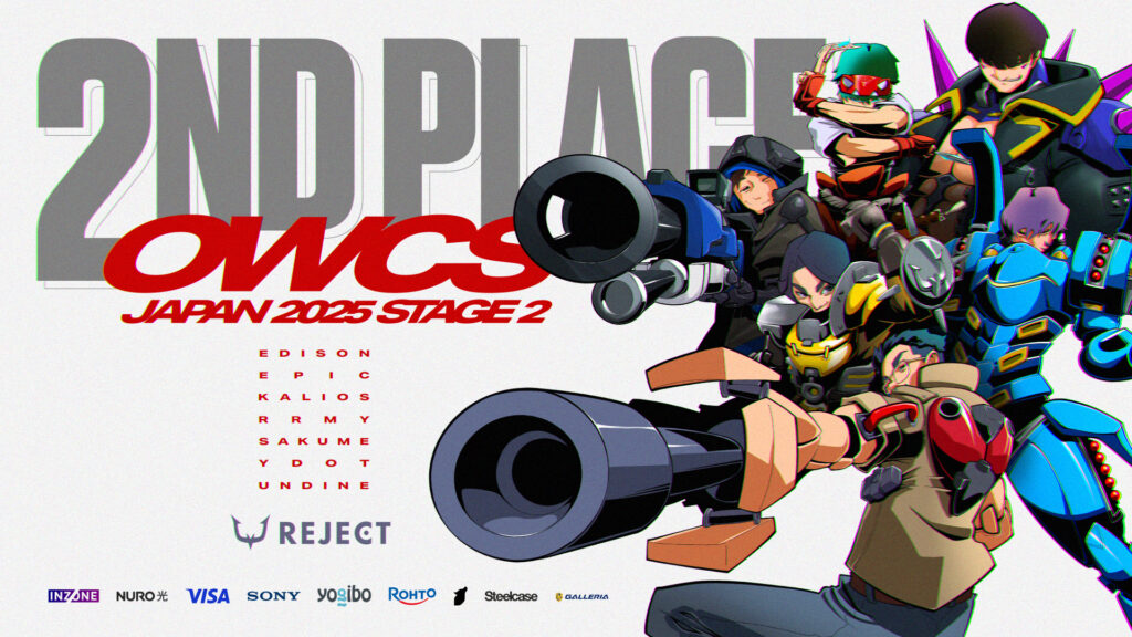 【OVERWATCH部門】OWCS JAPAN 2025で準優勝を獲得