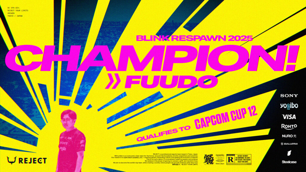 【STREET FIGHTER部門】ふ～どが『Blink Respawn 2025』で優勝