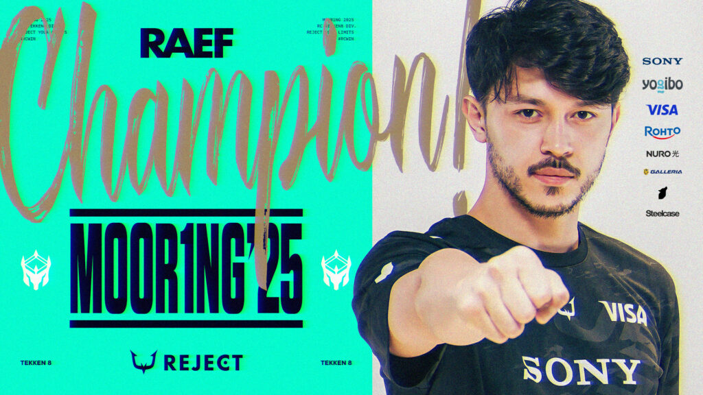 【TEKKEN部門】Raefが『MOOR1NG 2025』で優勝