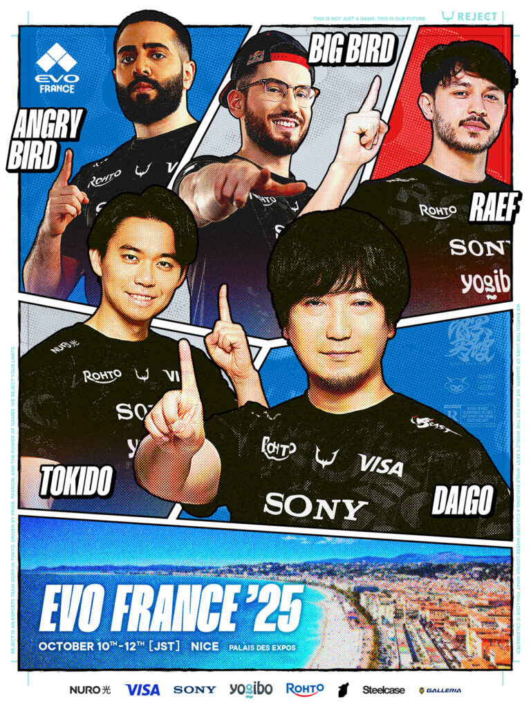 【格闘ゲーム部門】世界大会『Evo France』に出場