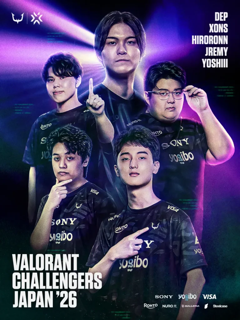 【VALORANT部門】『VALORANT Challengers Japan 2026 Split 1 Main Stage』開幕 初戦は3月20日（金）