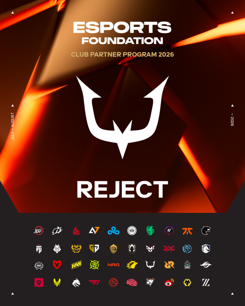 「Esports Foundation Club Partner Program 2026」に選出